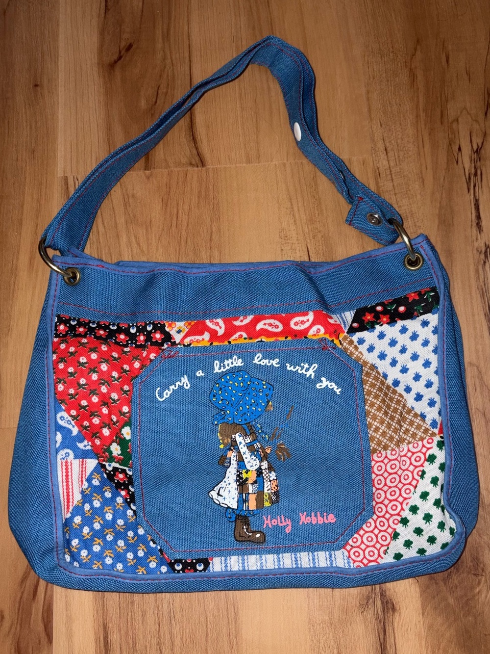 Vintage 1970s Knickerbocker Holly Hobbie Purse